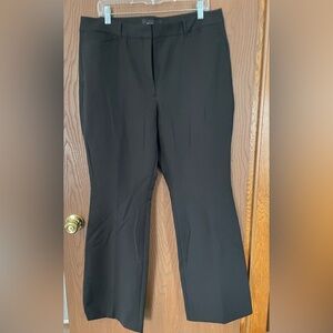 WHBM boot cut dress pant in black size 14